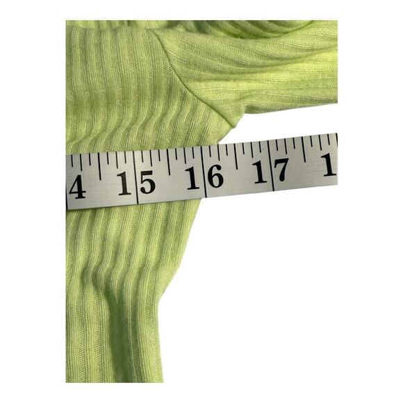 Noisy May Women's Medium Light Green Ribbed Button-Down Cardigan Sweater NWOT‎ - Picture 6 of 9